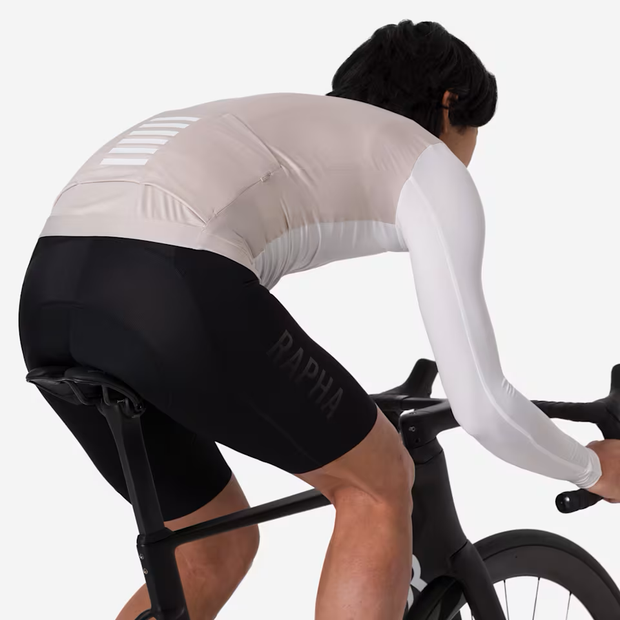 Rapha Pro Team Men's Longsleeve Lightweight Jersey White/Silver
