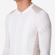 Rapha Pro Team Men's Longsleeve Lightweight Jersey White/Silver