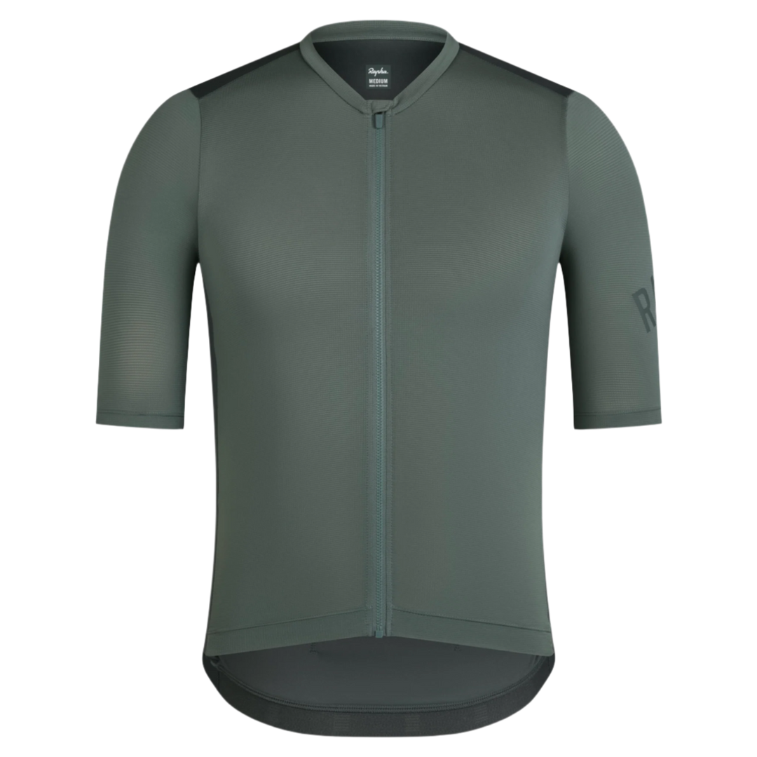 Rapha Pro Team Men's Training Jersey Balsam Green/Urban Chic
