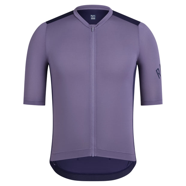 Rapha Pro Team Men's Training Jersey Dusted Lilac/Navy Purple