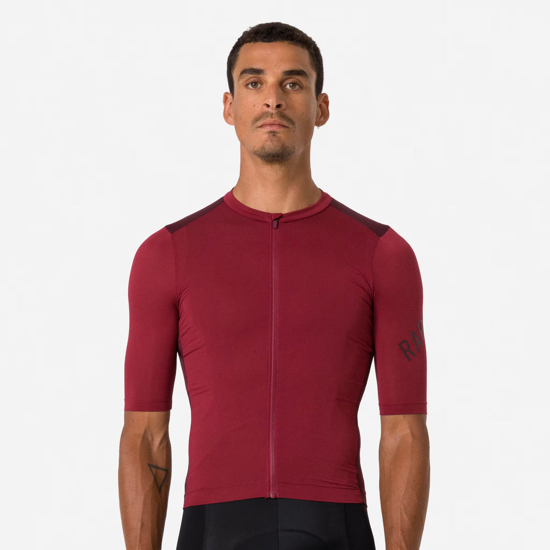 Rapha Pro Team Men's Training Jersey Burgundy/Port | Maats.cc