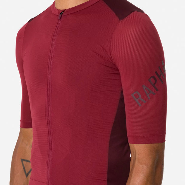 Rapha Pro Team Men's Training Jersey Burgundy/Port