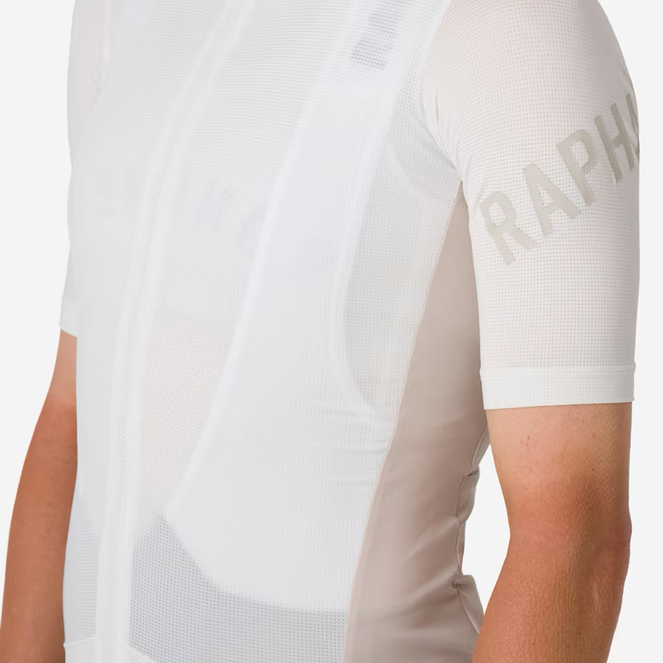 Rapha Pro Team Women's Training Jersey White/Silver | Maats.cc