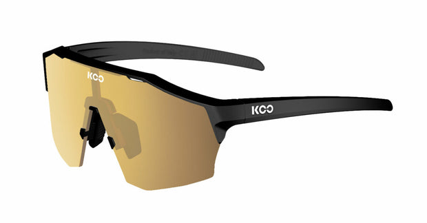 KOO Alibi Sunglasses Black Matt - Gold Mirror
