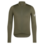Rapha Pro Team Men's Longsleeve Midweight Jersey Moss Green/White
