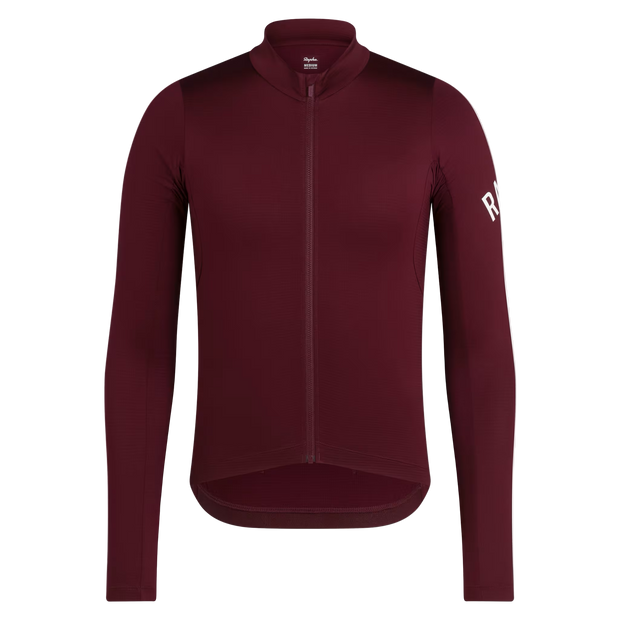 Rapha Pro Team Men's Longsleeve Midweight Jersey Port/White