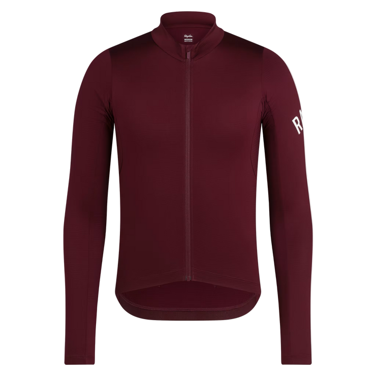 Rapha Pro Team Men's Longsleeve Midweight Jersey Port/White