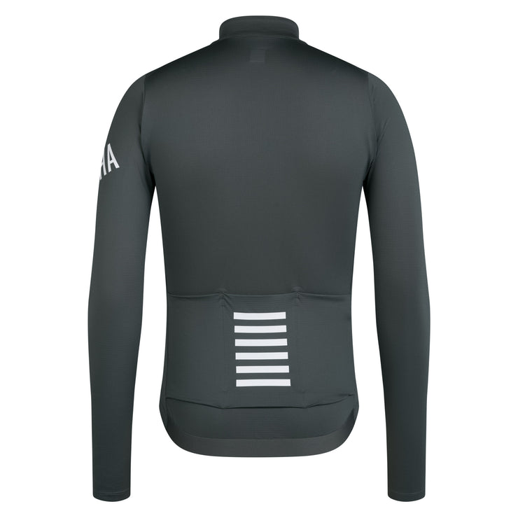 Rapha Pro Team Men's Longsleeve Midweight Jersey Urban Chic/White Alyssum