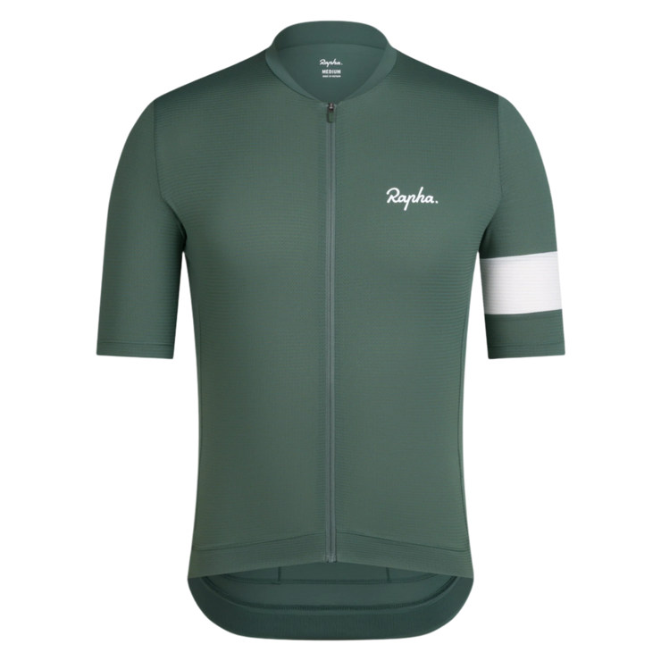 Rapha Core Men's Lightweight Jersey Cilantro/White Alyssum