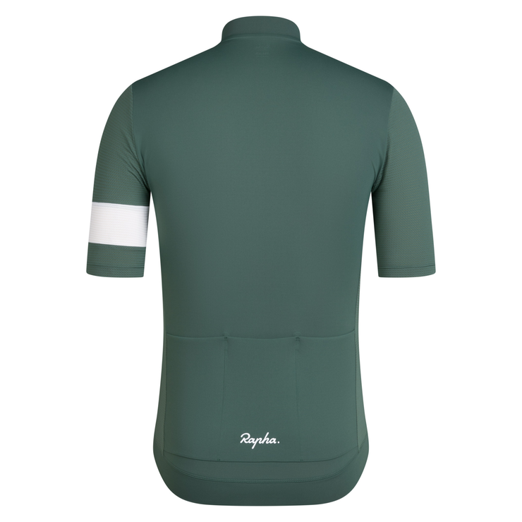 Rapha Core Men's Lightweight Jersey Cilantro/White Alyssum