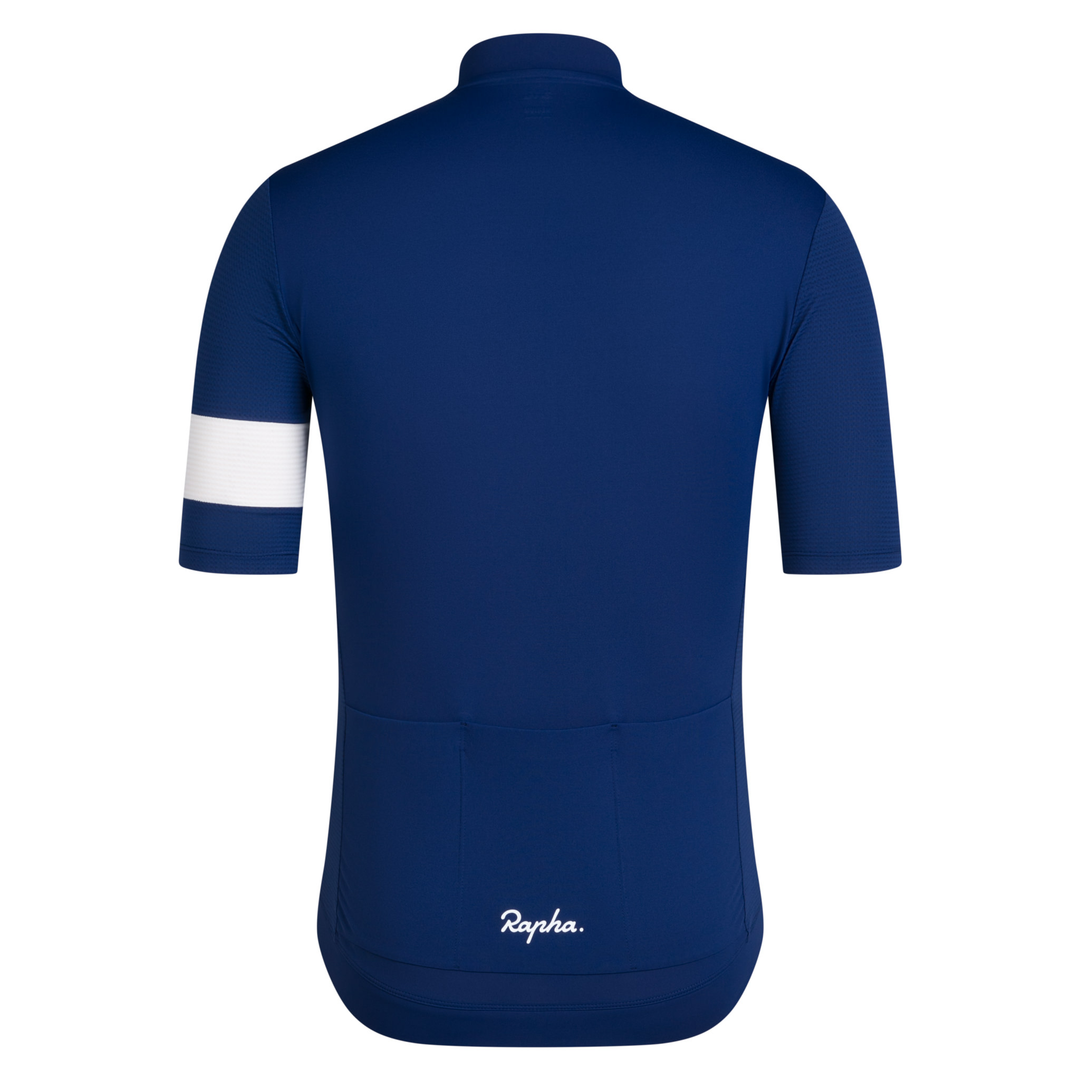 Rapha Core Men's Lightweight Jersey Navy/White | Maats.cc – Maats.cc