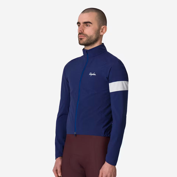 Rapha Core Men's Rain Jacket Navy/White