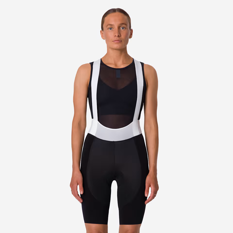 Rapha Pro Team Women's Bib Shorts III Long Black/White | Maats.cc