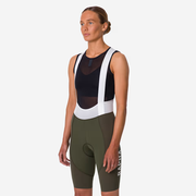Rapha Pro Team Women's Bib Shorts III Long Dark Green/White