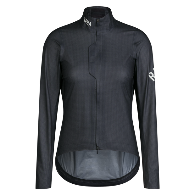 Rapha Pro Team Women's Gore-Tex Lightweight Rain Jacket Black Charcoal