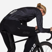 Rapha Pro Team Women's Gore-Tex Lightweight Rain Jacket Black Charcoal