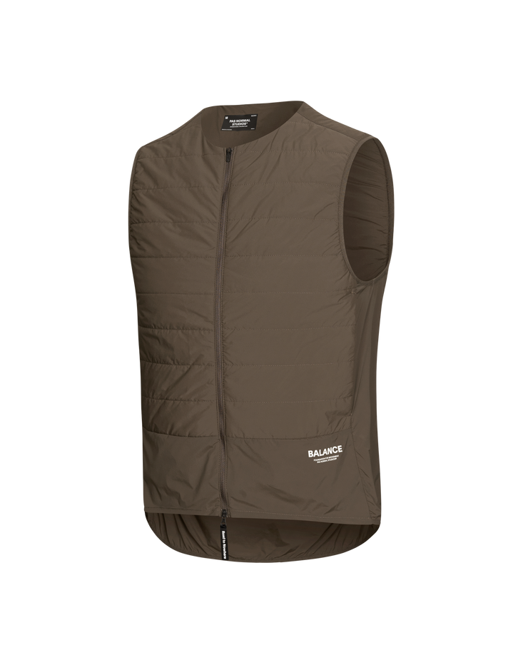 PNS Balance Insulated Vest Dusty Brown - Maats Cycling Culture