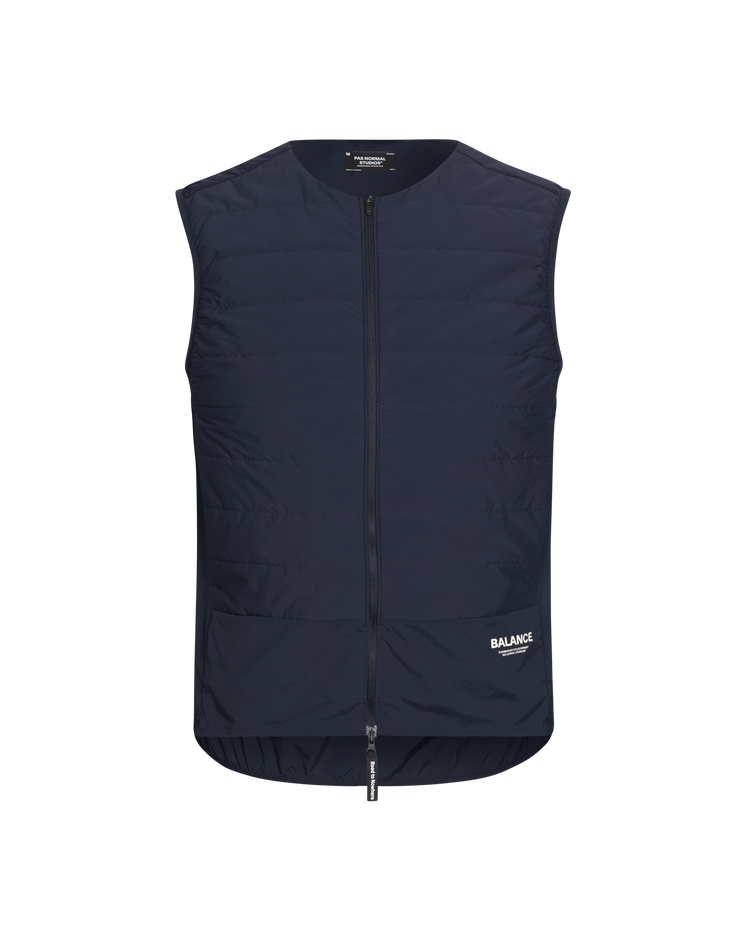 PNS Balance Insulated Vest Navy - Maats Cycling Culture