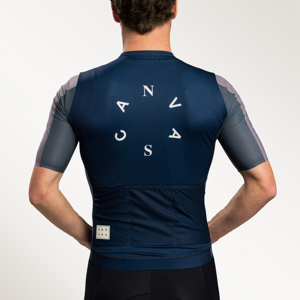 Canvas Flow Jersey Midnight Stars - Maats Cycling Culture