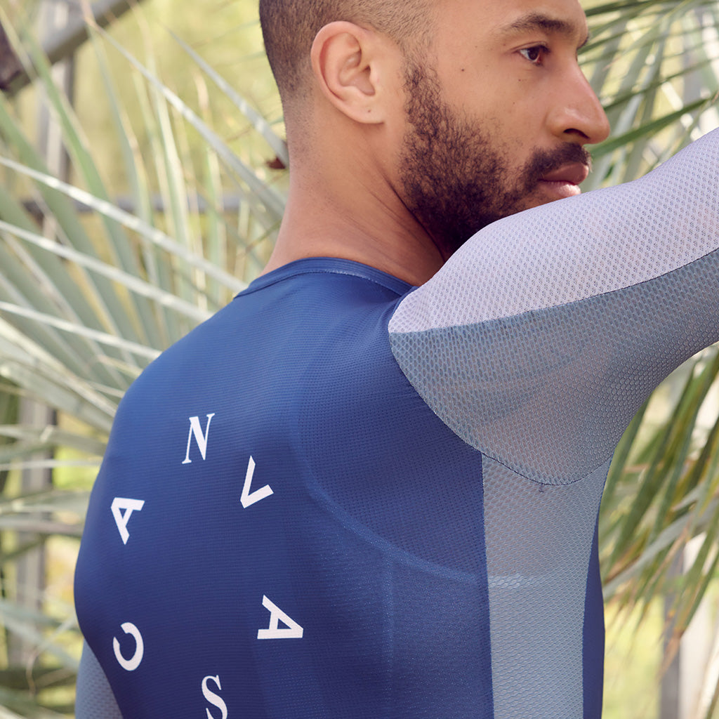 Canvas Flow Jersey Midnight Stars - Maats Cycling Culture