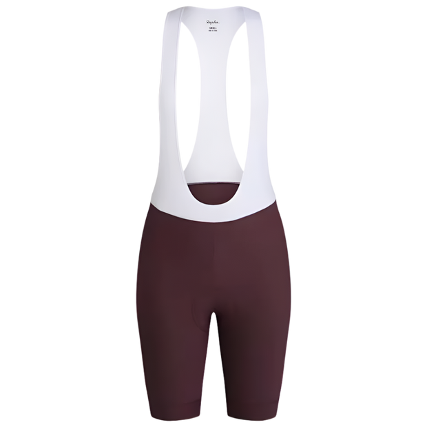 Rapha Core Women's Bib Shorts Mahogany/White