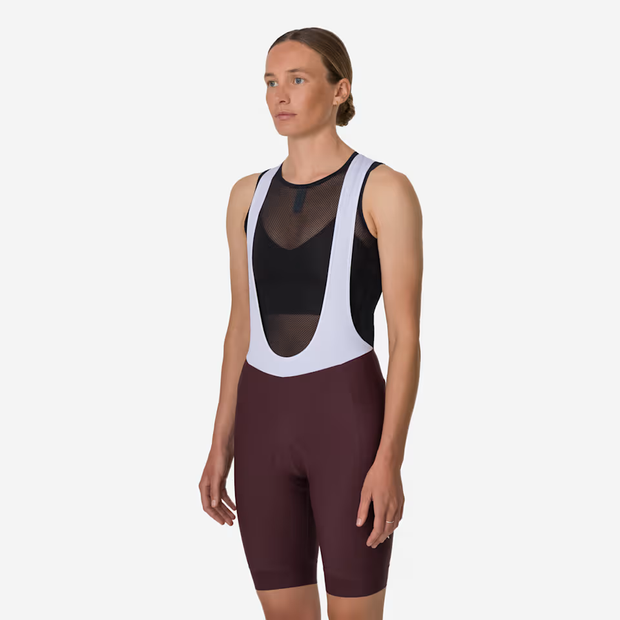 Rapha Core Women's Bib Shorts Mahogany/White