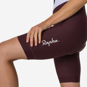 Rapha Core Women's Bib Shorts Mahogany/White