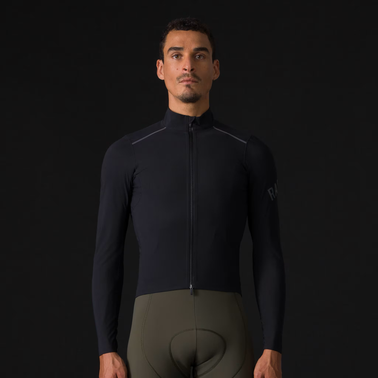 Rapha Pro Team Men's Long Sleeve Shadow Jersey Black/White