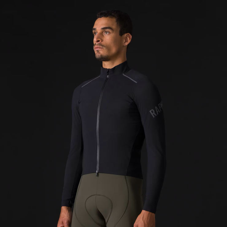 Rapha Pro Team Men's Long Sleeve Shadow Jersey Black/White