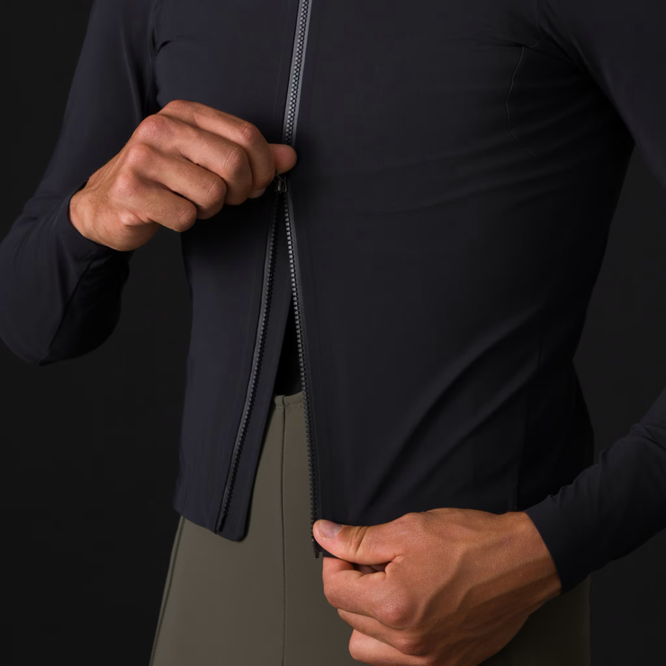 Rapha Pro Team Men's Long Sleeve Shadow Jersey Black/White