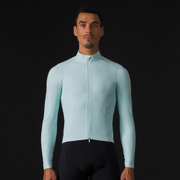 Rapha Pro Team Men's Long Sleeve Shadow Jersey Aqua/White