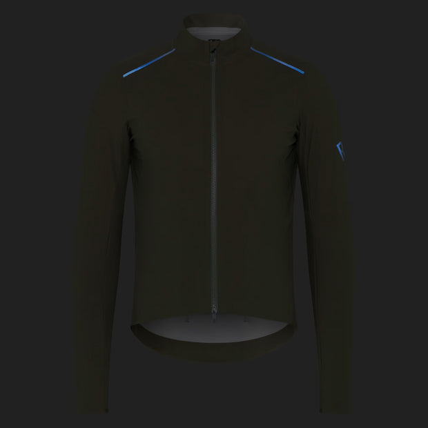 Rapha Pro Team Men's Long Sleeve Shadow Jersey Moss Green/White