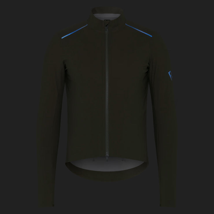 Rapha Pro Team Men's Long Sleeve Shadow Jersey Moss Green/White
