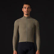 Rapha Pro Team Men's Long Sleeve Shadow Jersey Moss Green/White