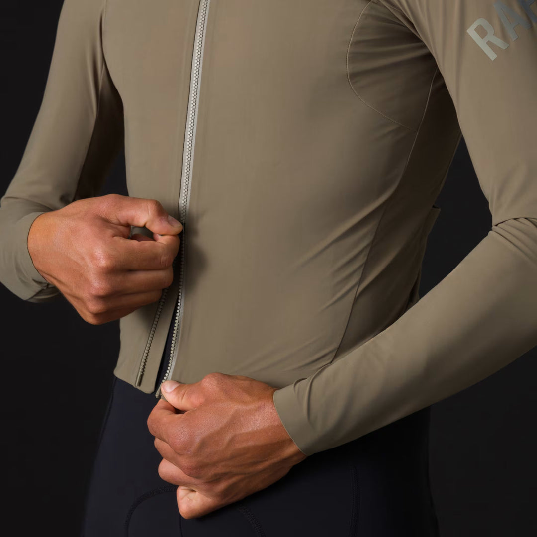 Rapha Pro Team Men's Long Sleeve Shadow Jersey Moss Green/Khaki