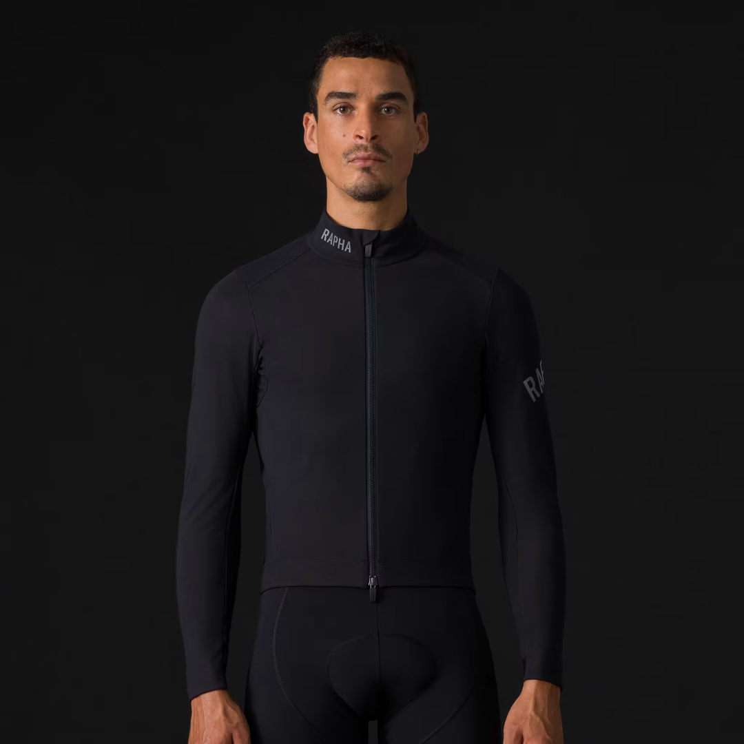 Rapha Pro Team Men's Shadow Winter Jacket Black/Silver Reflective