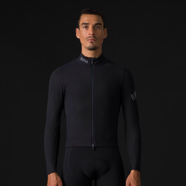 Rapha Pro Team Men's Shadow Winter Jacket Black/Silver Reflective