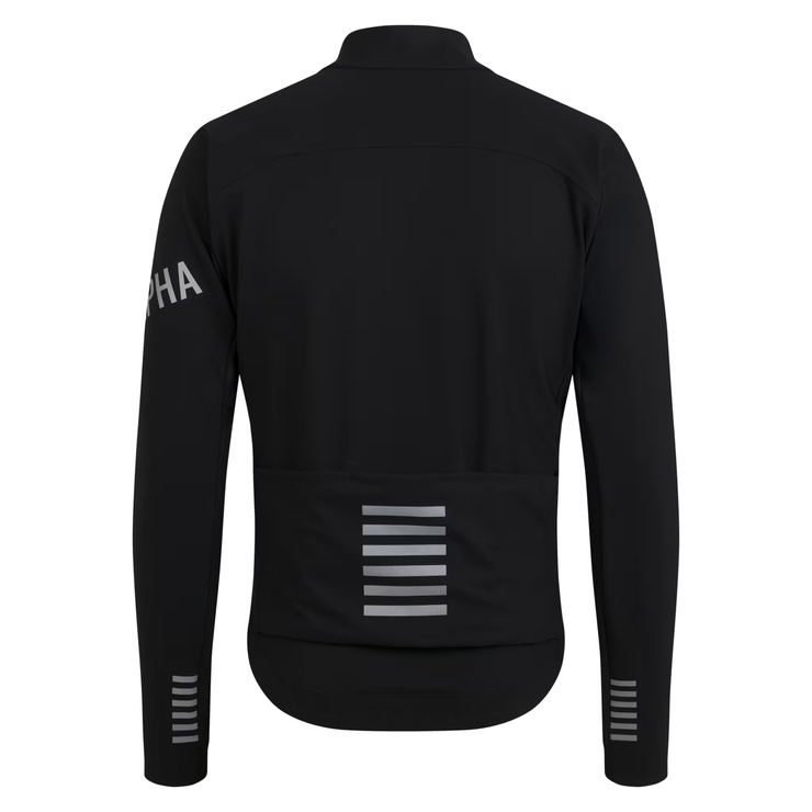 Rapha Pro Team Men's Shadow Winter Jacket Black/Silver Reflective