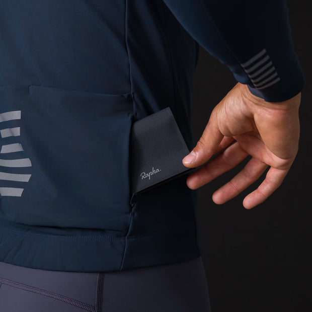 Rapha Pro Team Men's Shadow Winter Jacket Carbon/Silver Reflective