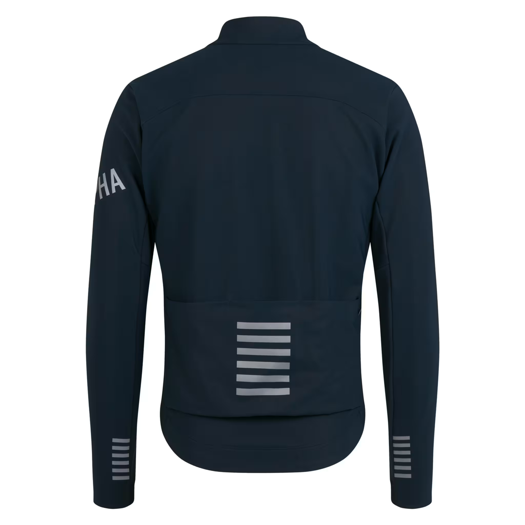 Rapha Pro Team Men's Shadow Winter Jacket Carbon/Silver Reflective