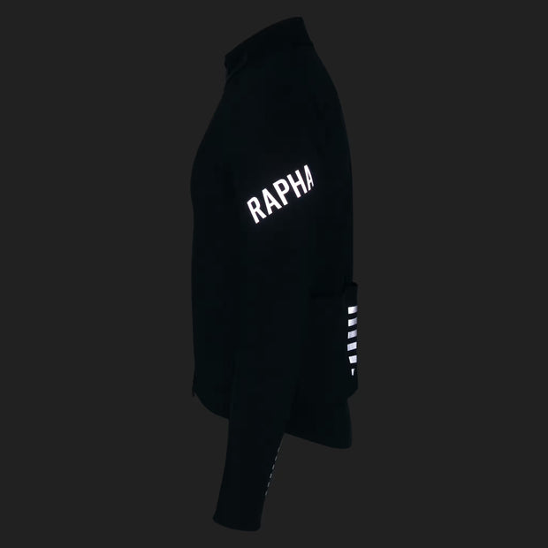 Rapha Pro Team Men's Shadow Winter Jacket Carbon/Silver Reflective