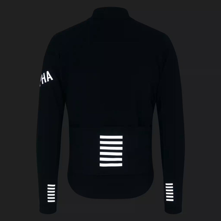 Rapha Pro Team Men's Shadow Winter Jacket Carbon/Silver Reflective
