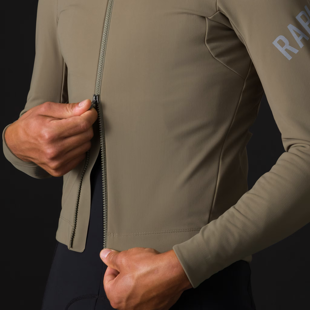 Rapha Pro Team Men's Shadow Winter Jacket Moss Green/Silver