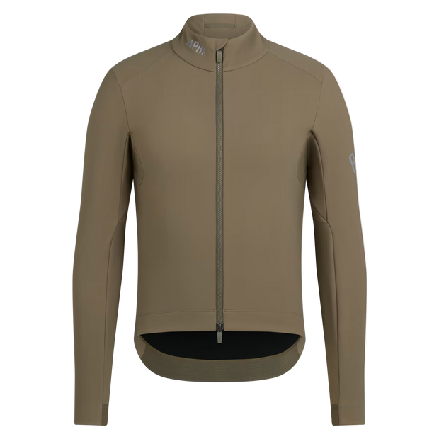 Rapha Pro Team Men's Shadow Winter Jacket Moss Green/Silver Reflective