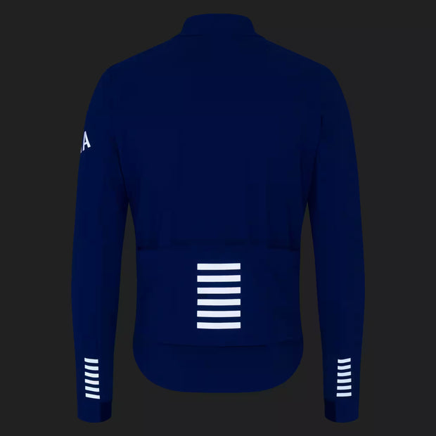 Rapha Pro Team Men's Shadow Winter Jacket Blue/Silver Reflective