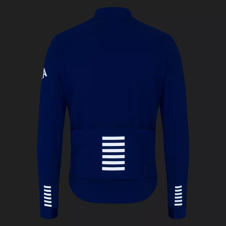 Rapha Pro Team Men's Shadow Winter Jacket Blue/Silver Reflective