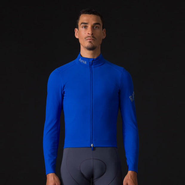 Rapha Pro Team Men's Shadow Winter Jacket Blue/Silver Reflective