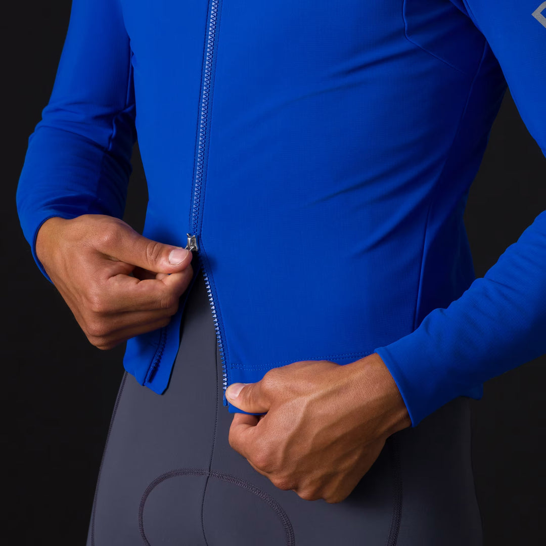 Rapha Pro Team Men's Shadow Winter Jacket Blue/Silver Reflective