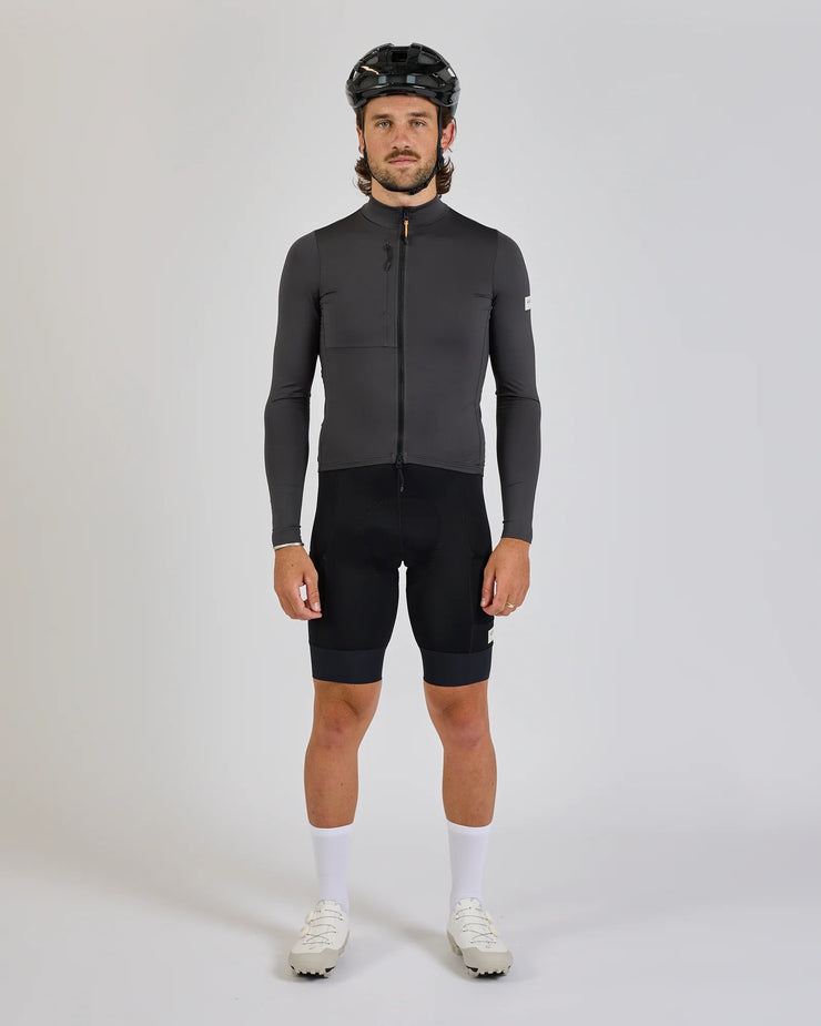 Albion Traverse Men's Long Sleeve Jersey Charcoal