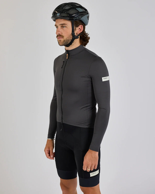 Albion Traverse Men's Long Sleeve Jersey Charcoal